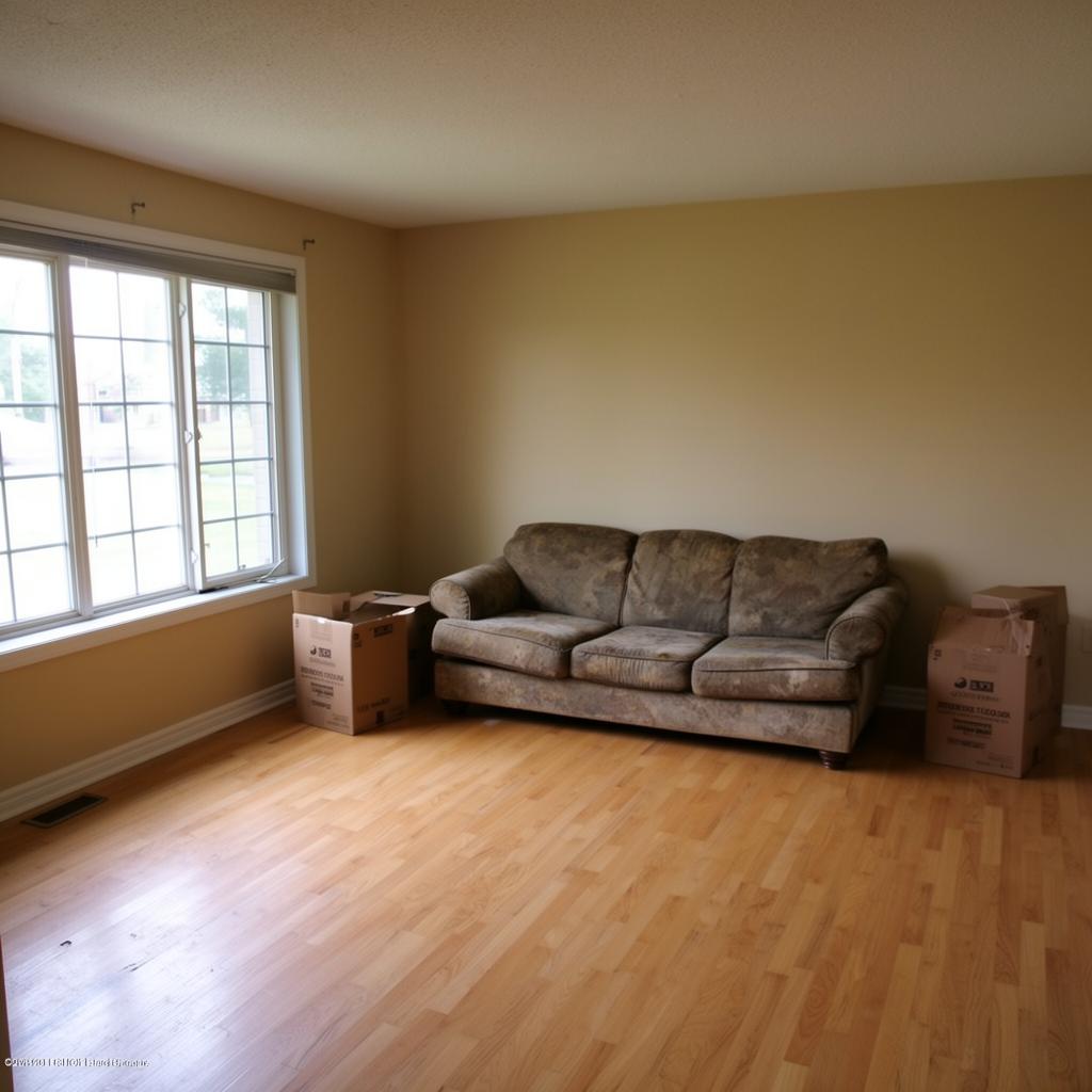 Living Room — before